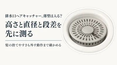 楽天の薄型浴室ヘアキャッチャーをレビュー数順に比較｜受けの深さと髪の捨てやすさ